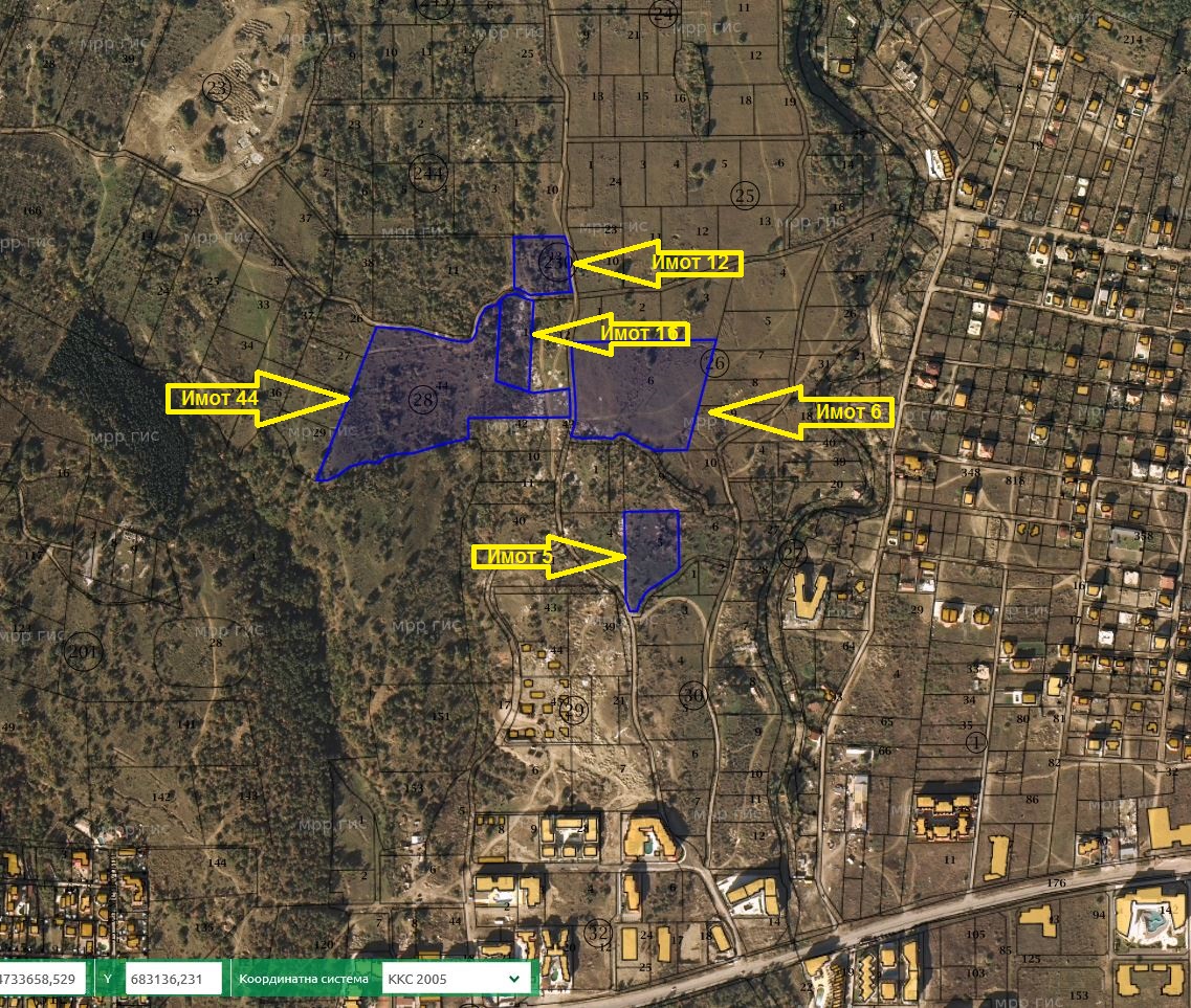 Урегулиран поземлен имот с право на строеж- м-ст Юрта Балкана